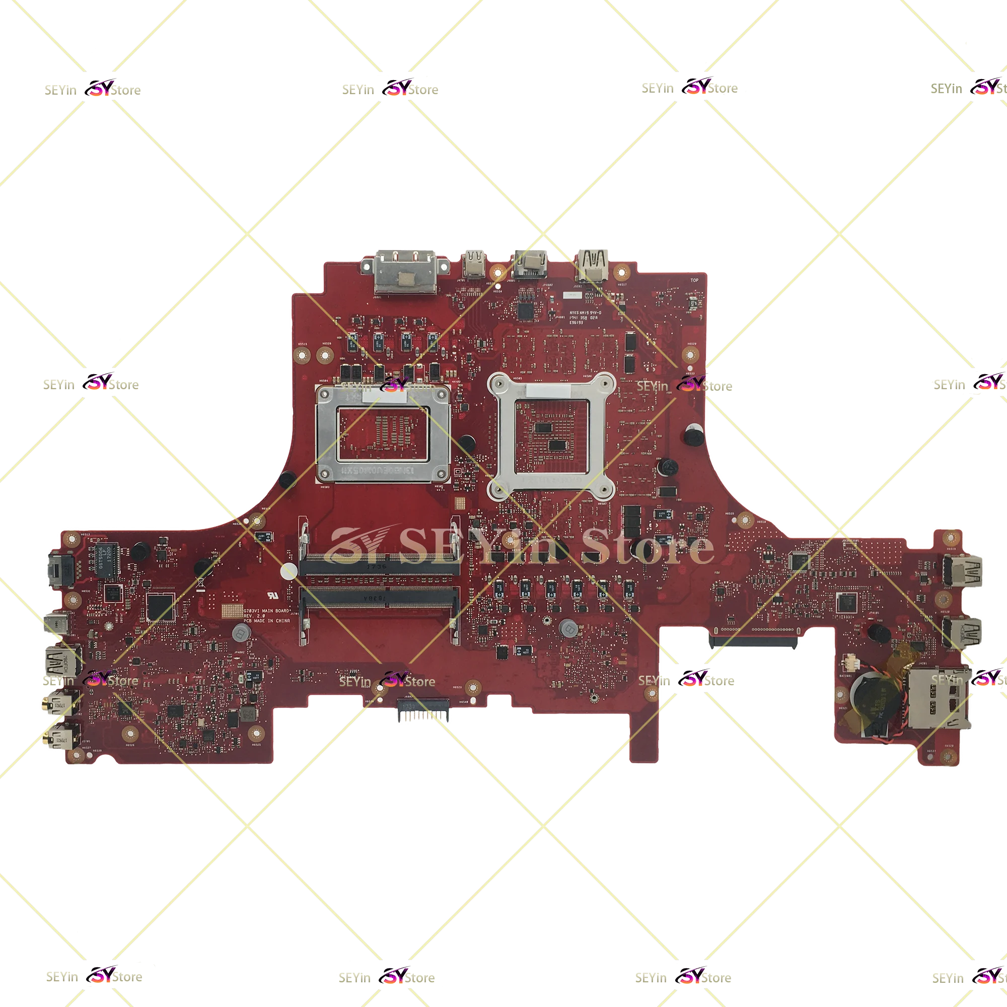 G7AI Mainboard For ASUS ROG G703VI GX703VI G703V Laptop Motherboard I7-7820HK GTX1080/8G DDR4 MAIN BOARD TEST OK