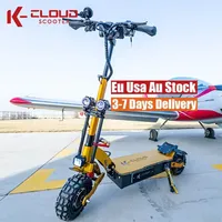 EU 2025 K6 6000W Dual Motor Electric Scooter 60V 38AH Max Speed 85km/h 11inch off-road tyres hydraulic shock absorption Escooter