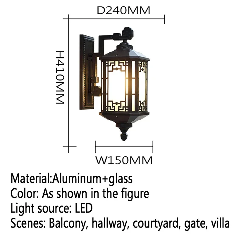 ELARA Contemporary LED Outdoor Wall Lamps Electric Simplicity Waterproof Balcony Hallway Courtyard Villa Gate Hotel