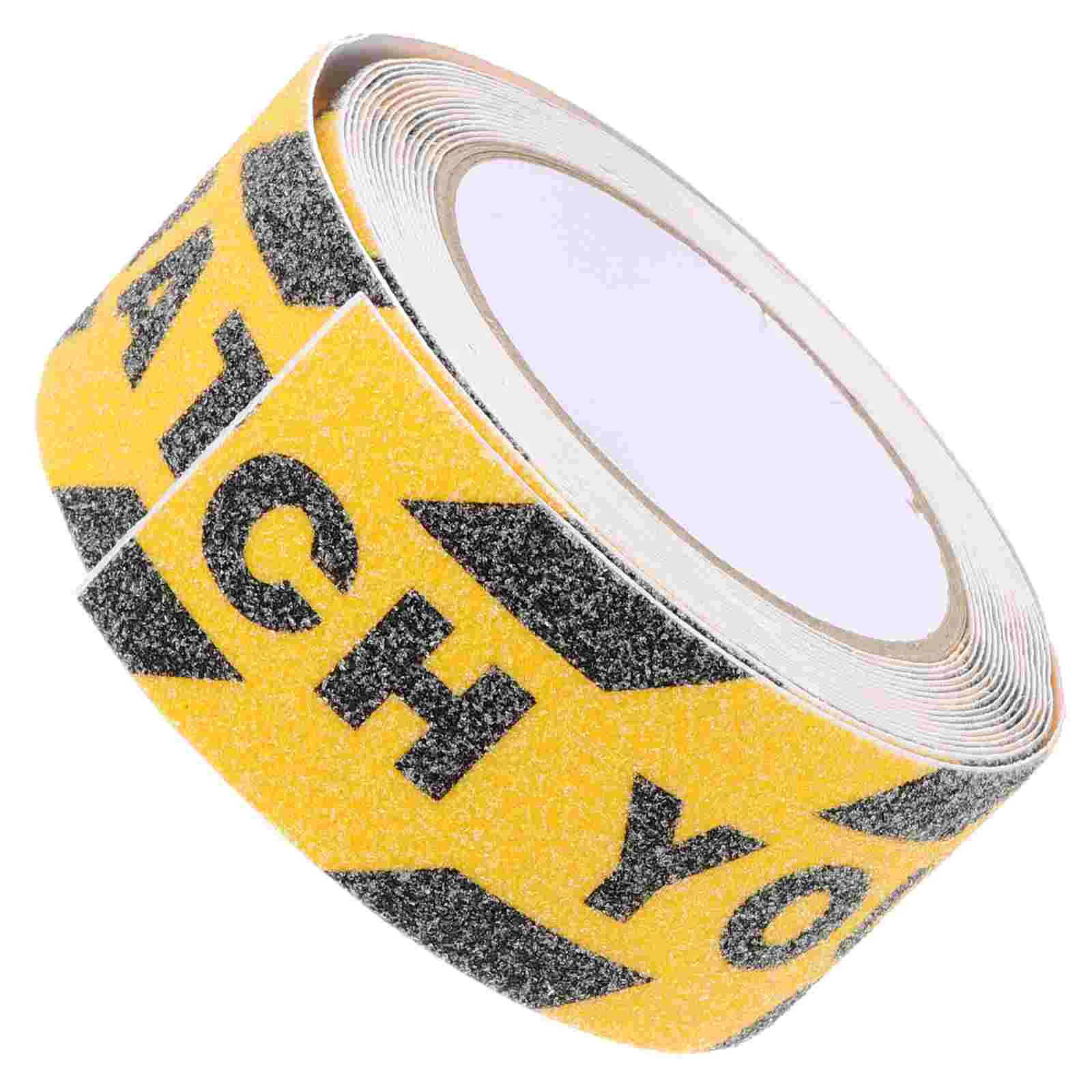 

Watch Your Step Tape Sign Non-slip Stickers Safety Anti-slip Tapes Aluminum Foil Adhesive Warning