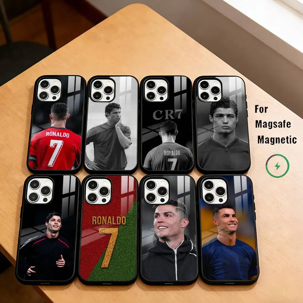 

Famous football players C-CR7 Phone Case For iPhone17,16,15,14,13,12,11 Plus,Pro Magnetic For Magsafe Wireless Charging