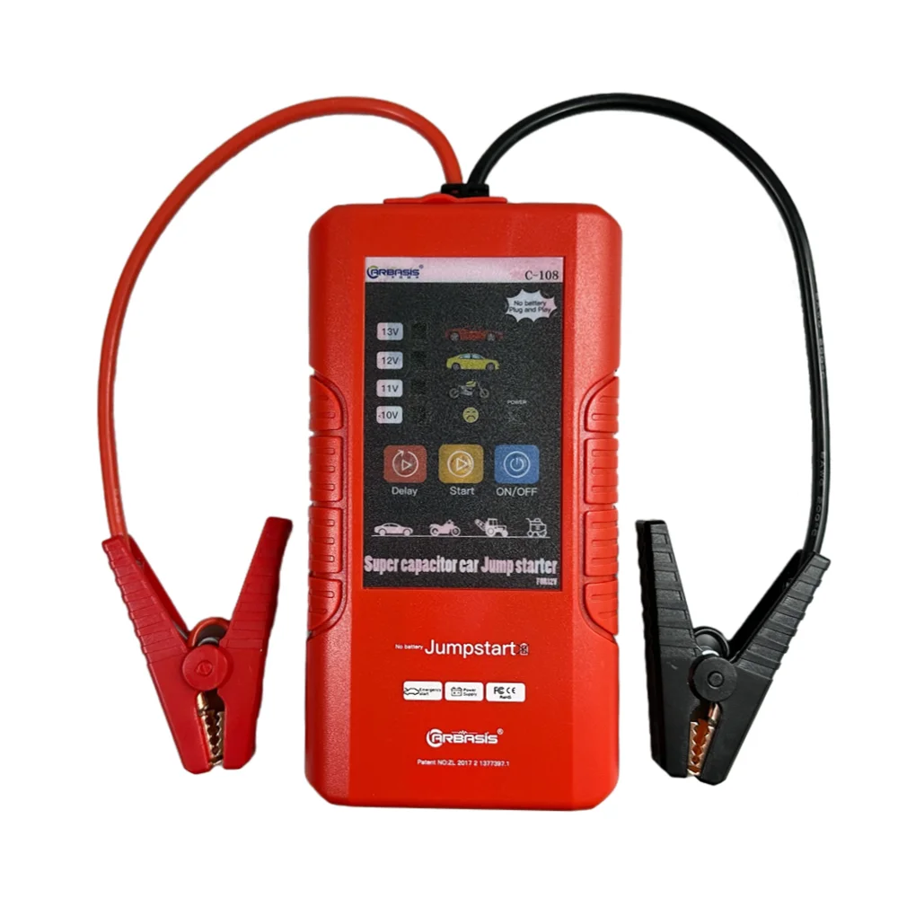 OBDIICAT A+ Car Jump Starter C158 C-158 C108 12V Power Bank Super Capacitor Unlimited Use ChargeTime Less 3 Minutes