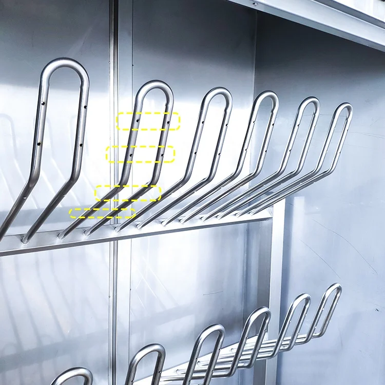 قم بتوصيل وتشغيل خزانة نعال الأحذية الأوتوماتيكية مع التطهير والتجفيف