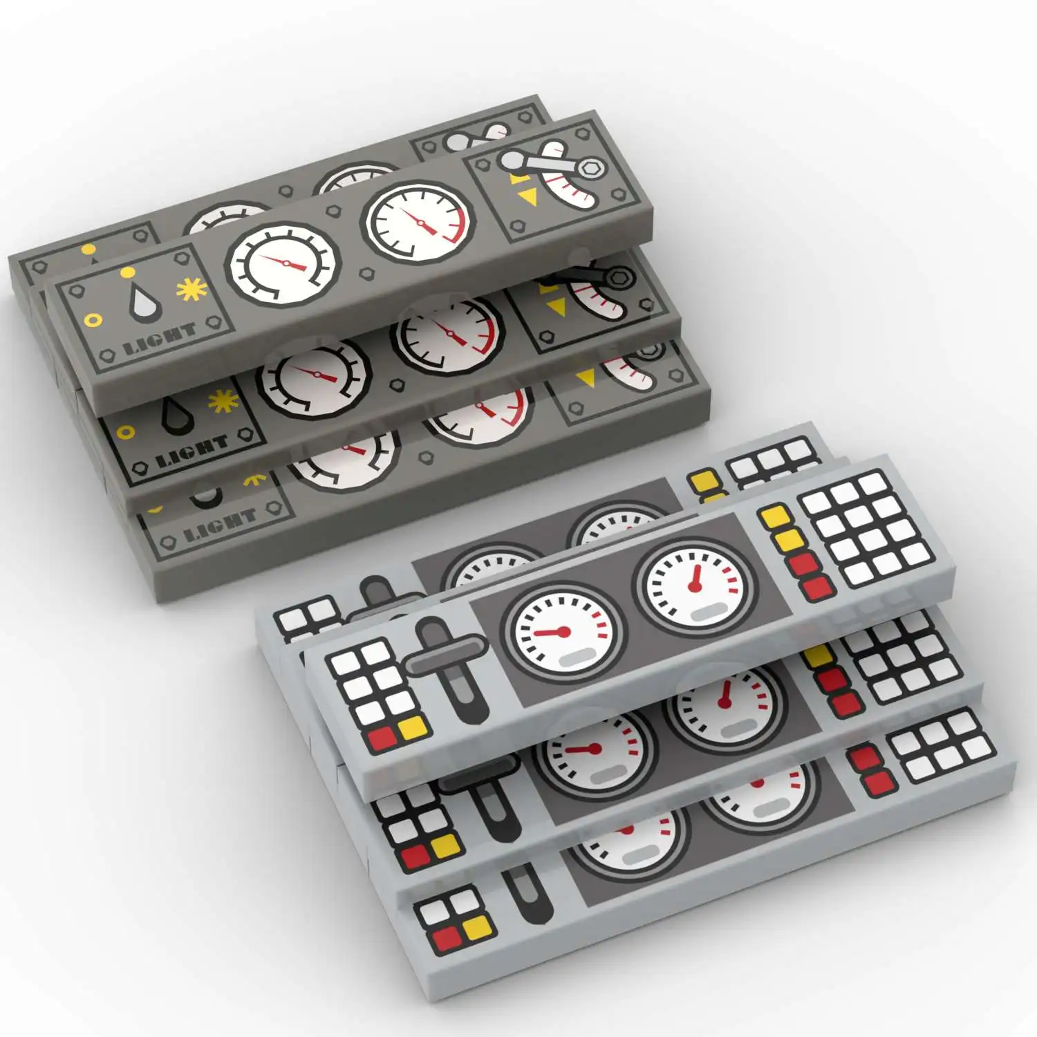 

Строительный блок из мелких частиц MOC2431px17 pr0028 48196 часть сборки приборной панели с печатью pc0