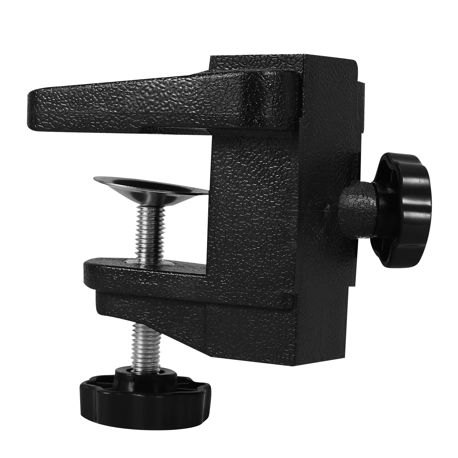 

Pet Grooming Table Clamp Black Heavy Duty Metal Suspension Rod Fixing Clip Sturdy Grooming Table Arm Clip Pet Supply