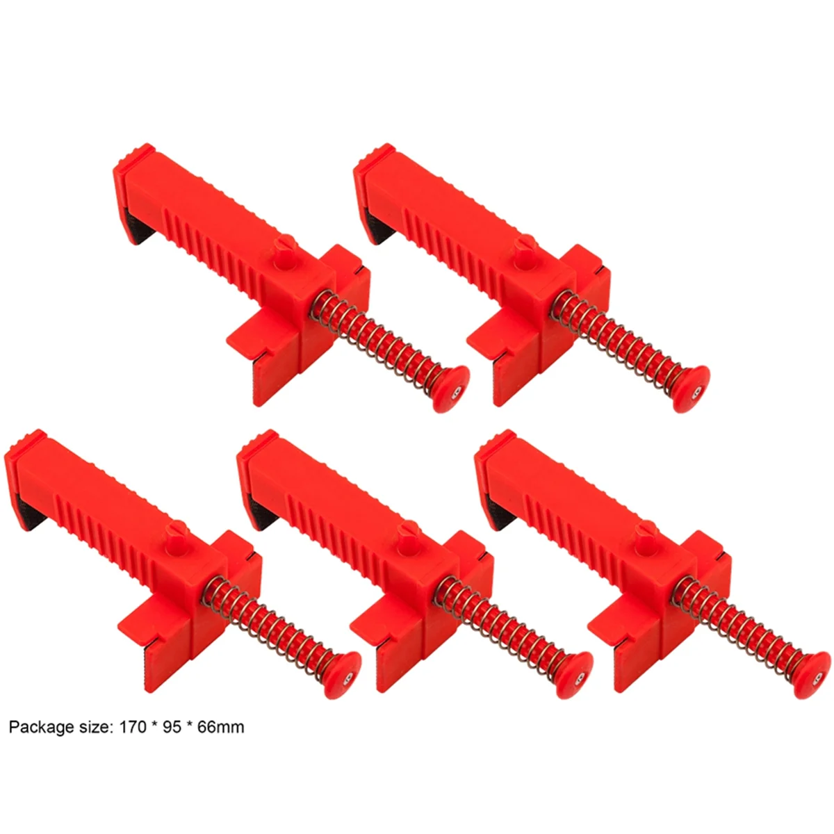 N18R Bricklaying Wire Drawer Brick Leveling Line Runner Puller for Construction Building Fixer Measuring Tools Red 5PCS