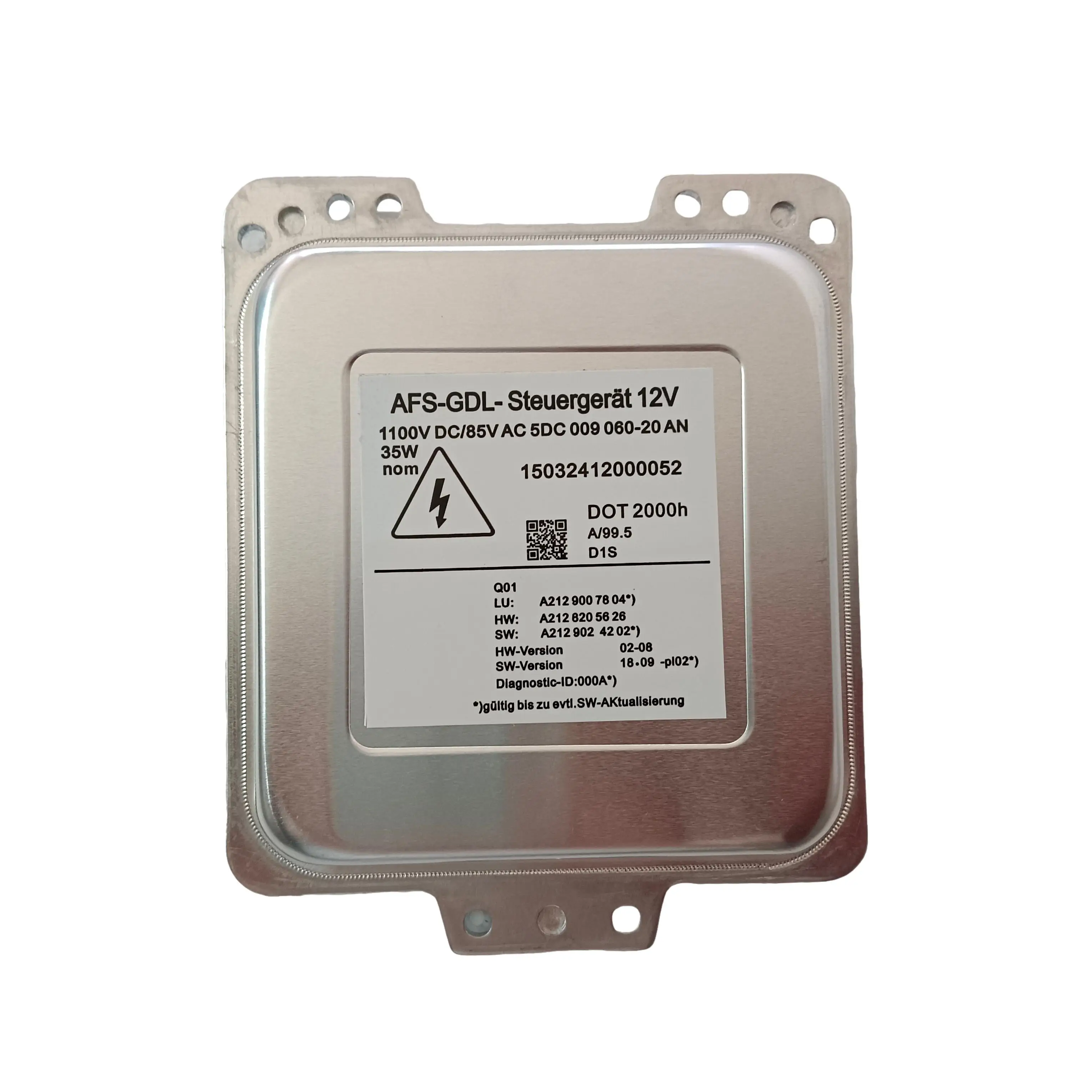 

OEM 5DC009060-20AN A2129007804 D1S Xenon Headlight HID ballast control unit, suitable for Mercedes-Benz W212