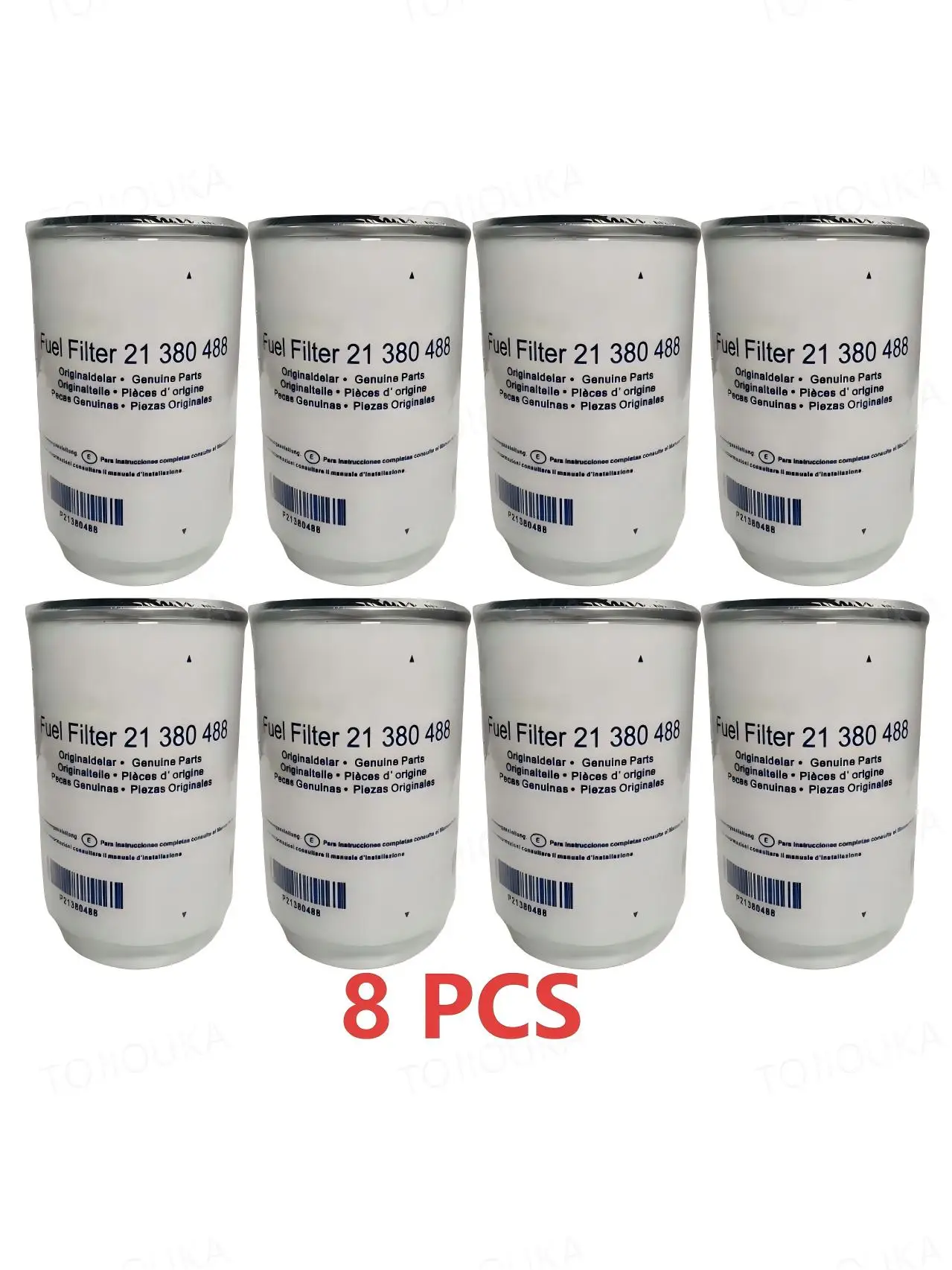 

8Pcs Suitable For Volvo FM FMX FH Truck Fuel Filter Replacement Parts 21380488 20745605 20788794 20879812 21380483 1526297