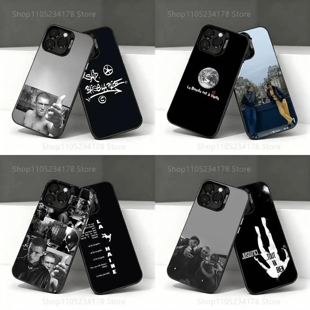 

Movie L-La Haine Hatred Black Phone Case Compatible with iPhone 17 16 15 14 13 12 11, Pro, Max, Plus, E, Air, Mini