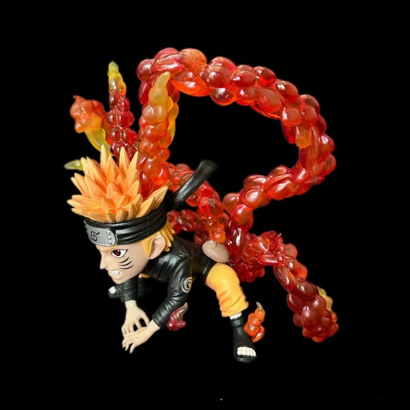 Naruto Bijuu-modus van 13 cm |   Kurama Rampage gevechtsfiguur |   Anime Desktop Decor Cadeau Ornament