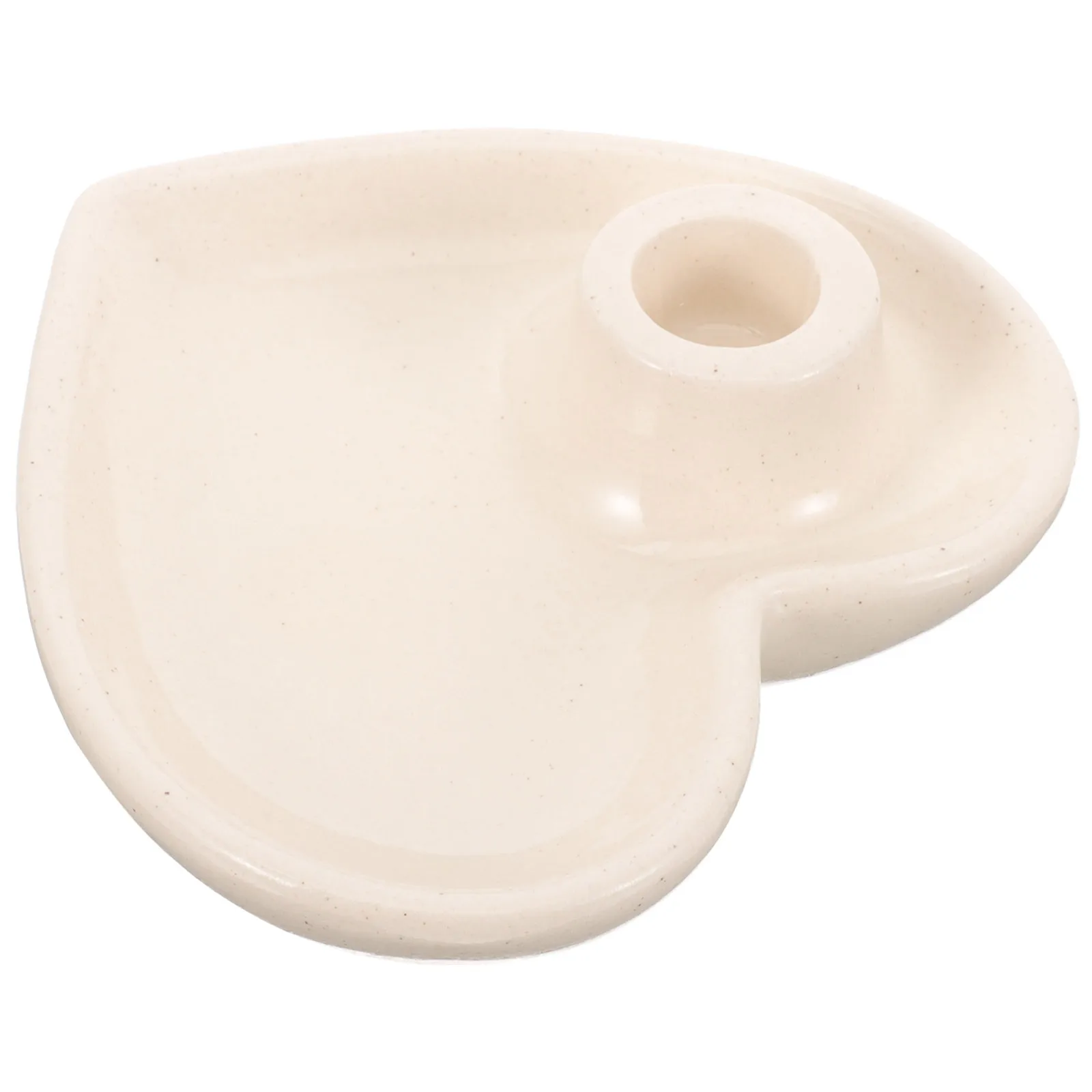 

Heart Shape Candlestick Taper Ceramic Holder Tapered Holders Candleholders for Candlesticks Incent