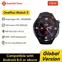 Versión Global OnePlus Watch 3 reloj inteligente 1,50 pulgadas LTPO pantalla AMOLED procesador Snapdragon W5 dispositivo GPS de doble frecuencia OS