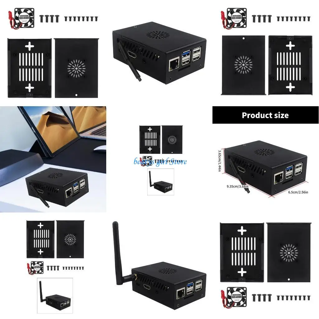 

C7AB Metal Case for Orange 3B(New Release) with Cooling Fan and Heatsinks