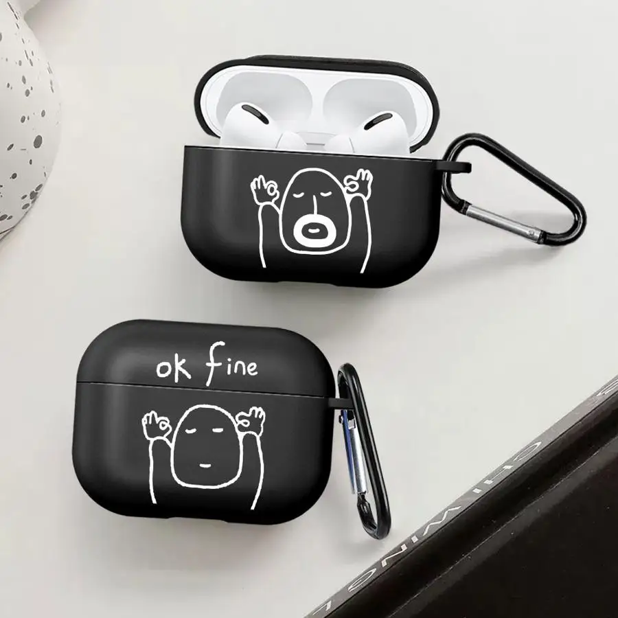Earphone Cases Cover Case For Airpods 2 1 Pro Pro2 3 4 Pro3 Ok Good Friend