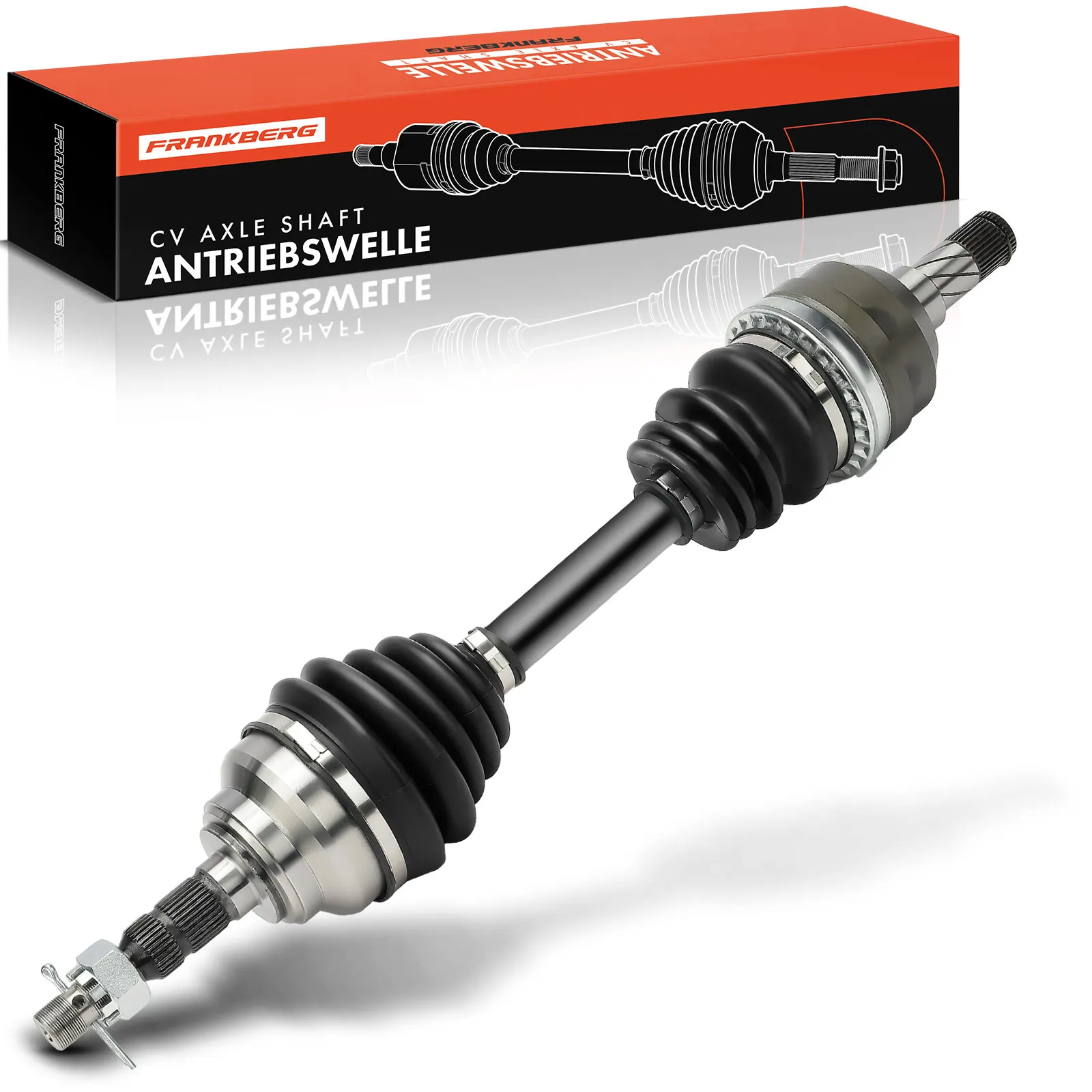 Frankberg 1x Antriebswelle Vorderachse Links für Opel Astra G Caravan Kasten/Kombi T98 F70 2.0L 1998-2005 92082707 374425 374770