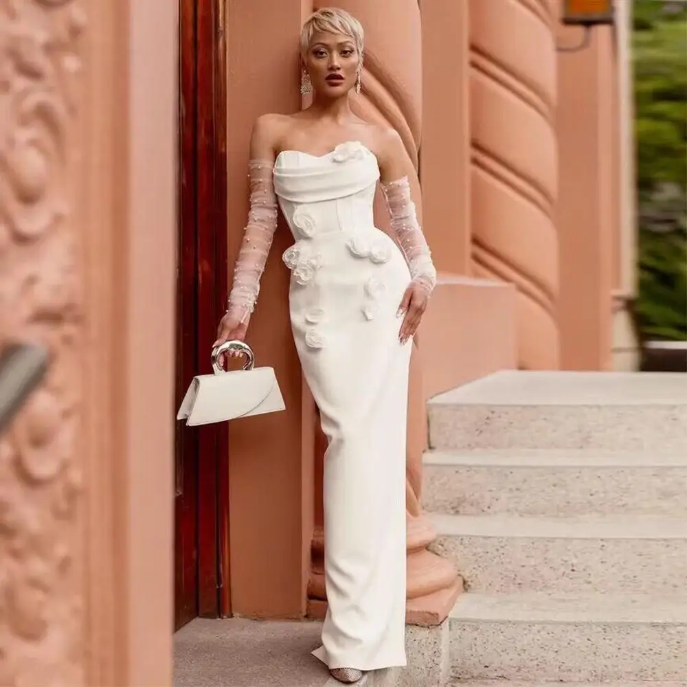 Spódnica midi Ele Spring Long Dr z kokardami, kwiatowym wzorem, wzorem w kropki, codzienna, elegancka, idealna na przyjęcia i wesela.