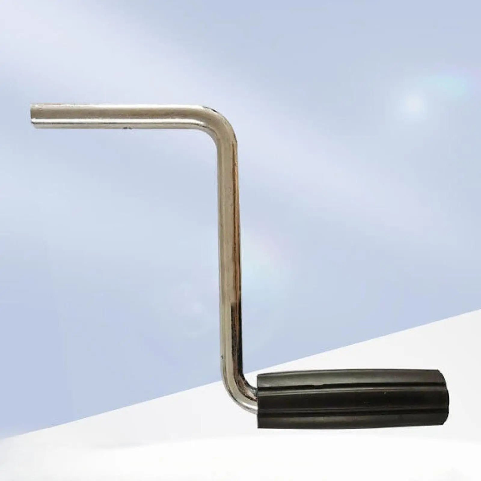 

Practical Metal Plastic Trailer Jack Crank Handle Ergonomic Design for Adjustable Trailer Hitch Use