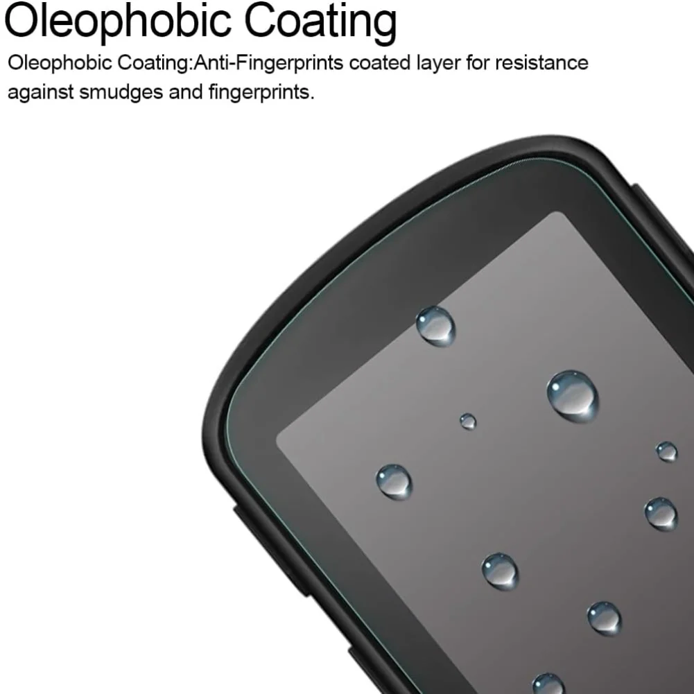 Scratch Resistant 9H Tempered Glass Screen Protector for Garmin Edge MTB Designed for Full Screen Coverage and Protection