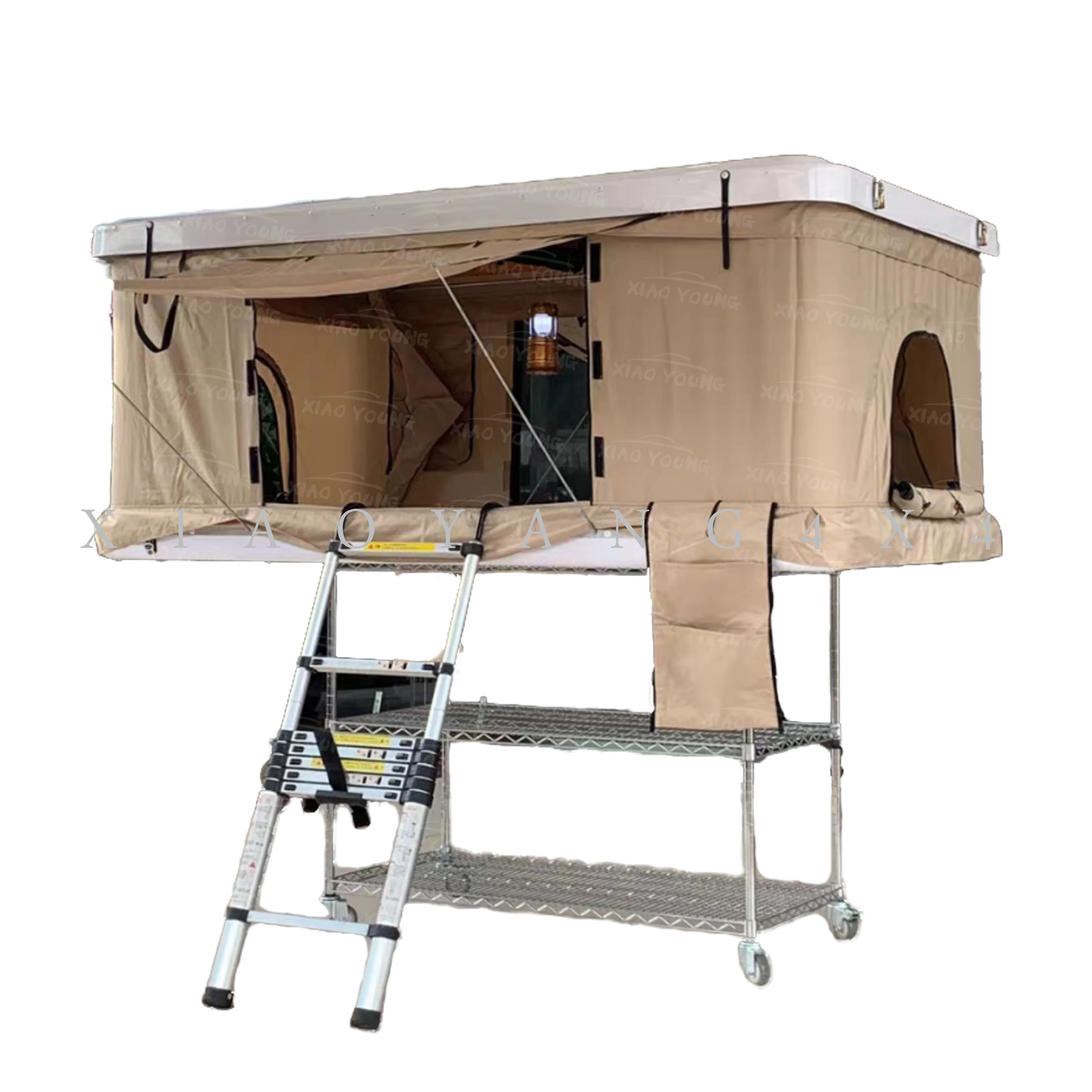 4WD Off-Road Universal Car Roof Tent & Retractable Awning Combo