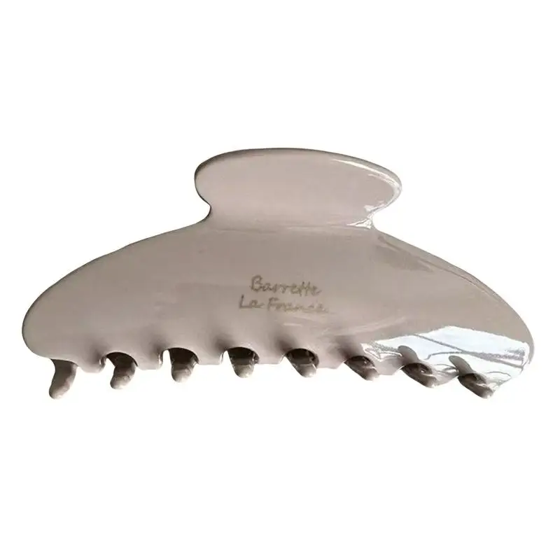 1 Stück große Haarspange in Form eines Krabbenkopfes, Haarspange im Haifisch-Design, Retro-Haarspange im koreanischen Stil, aus Acetat, schlichte Haarnadel, modisches Haaraccessoire für Damen und Mädchen. – Detail 7