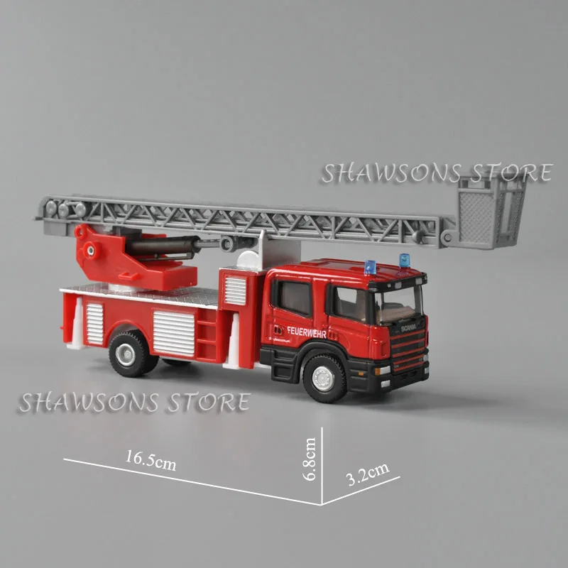 

Joy City масштаб 1:72, литая под давлением модель автомобиля, игрушка Scania, пожарная кастинговая лестница, миниатюрная копия грузовика