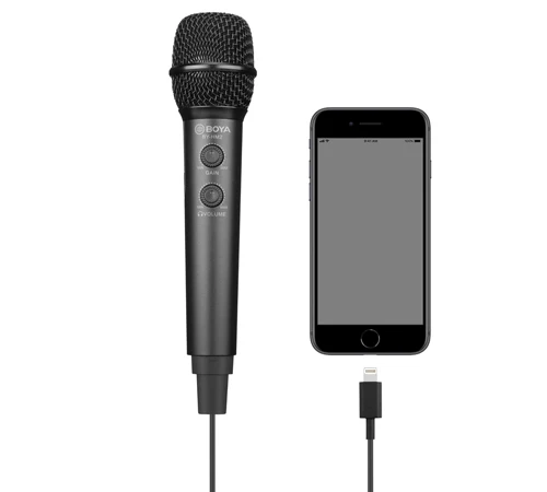 

BOYA BY-HM2( Digital handheld microphone for IOS/Android)