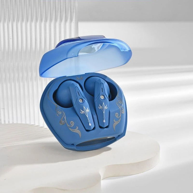 Genshin Impact Neuvillette Bluetooth 5.3 Wireless Earphones HiFi Sound Quality in-ear Noise Reduction Earbuds Long Endurance
