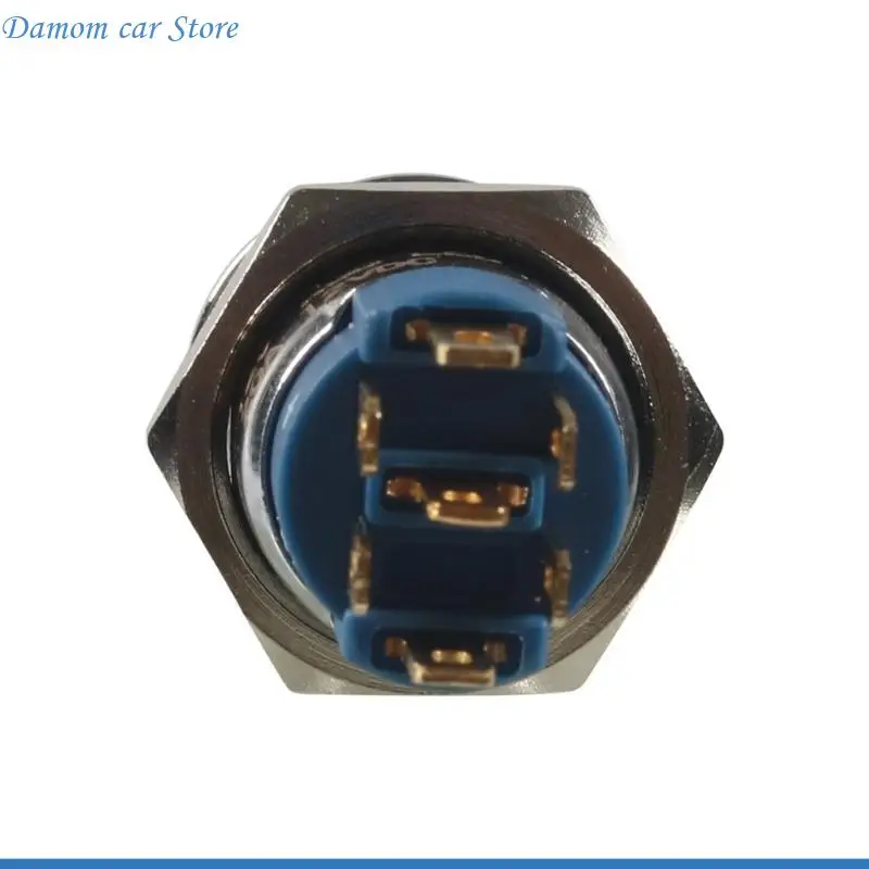 A2UC 16mm Metal Push Button Switch Waterproof LED Light 12V Locking Switch