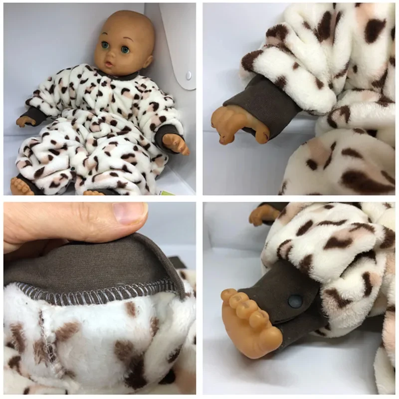 رومبير للربيع/الشتاء للأطفال حديثي الولادة - بدلة قفز ناعمة من الفلانيل للرضع للفتيات/الأولاد | ملابس أطفال من عمر 0 إلى 18 شهرًا #5