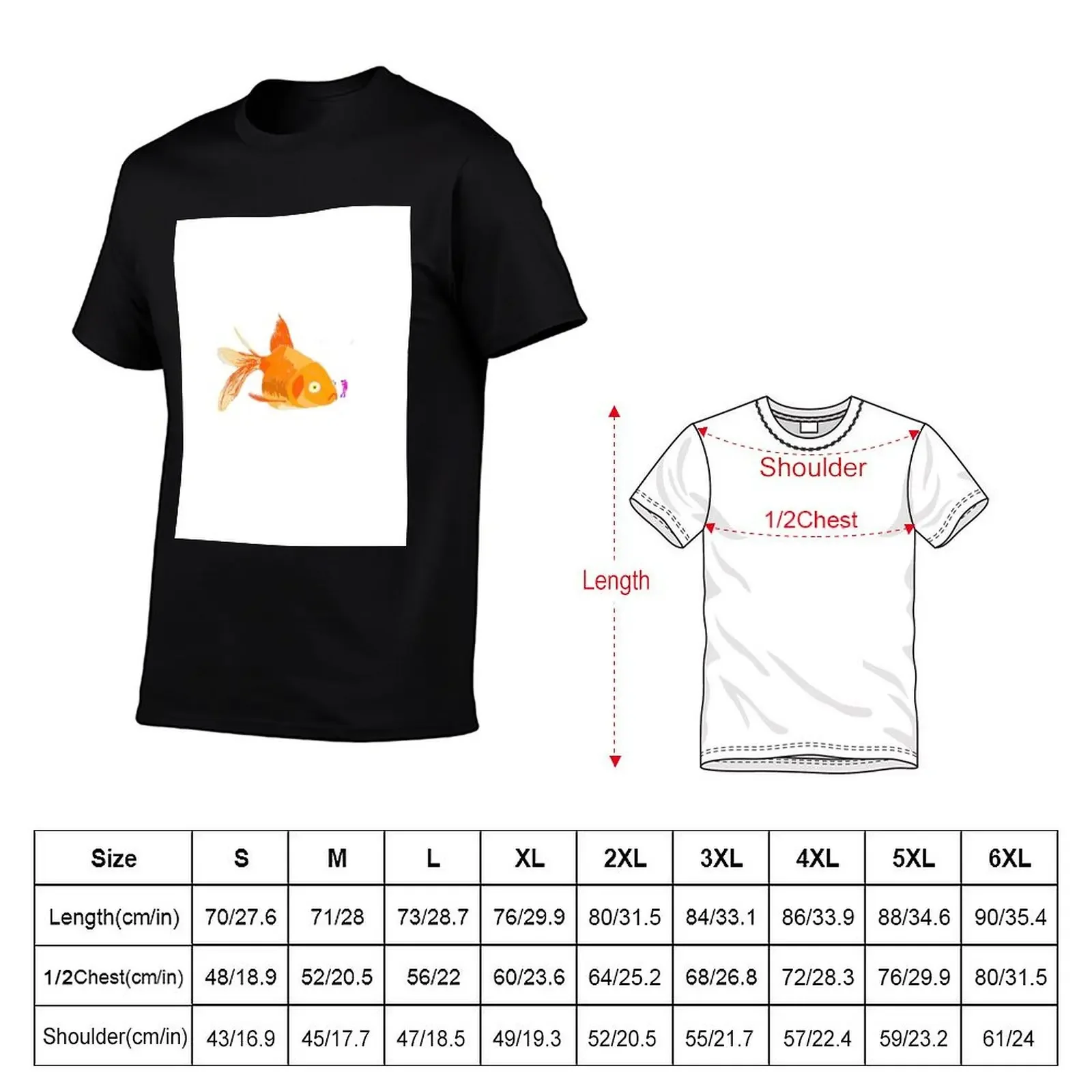 Very Large Goldfish T-Shirt customs design your own sublime shirts graphic tee men