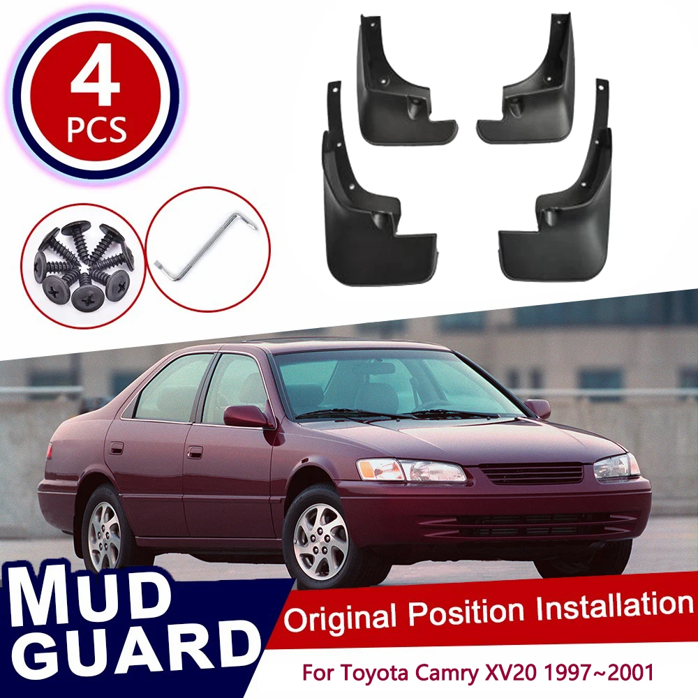 For Toyota Camry Gracia Vienta XV20 1997~2001 1998 1999  Front Rear 4pcs Set Car Mud Flaps Splash Guards Mudguards Mudflaps Flap