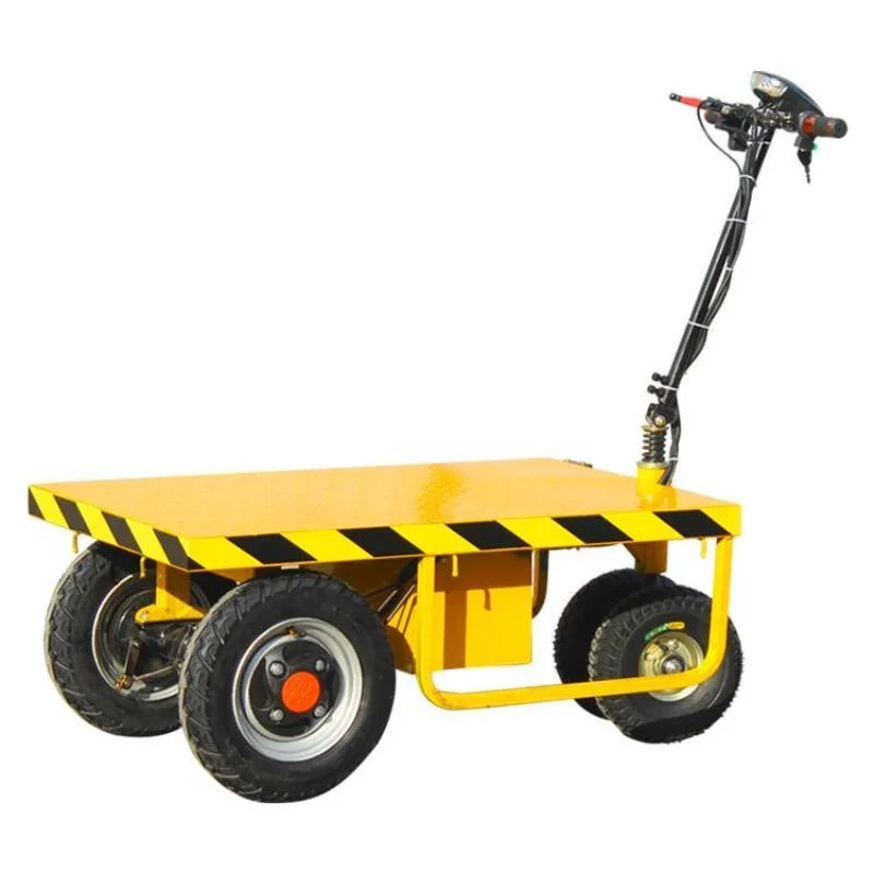 

Electric flatbed load king, foldable cart, trailer construction site into the elevator hand push pull glass truck