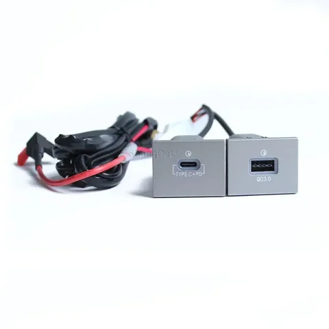 12 В/24 В автомобильное зарядное устройство для телефона, двойной QC3.0 Type C PD, USB-порт для зарядки, адаптер питания для Ford Focus 2004-2011 mk2, аксессуары