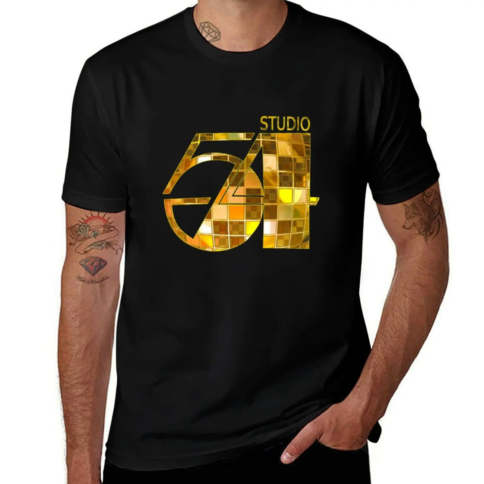 

Club Nightlife 54, Disco 54 Music Party New York T-Shirt man t shirt cotton high quality T-Shirt