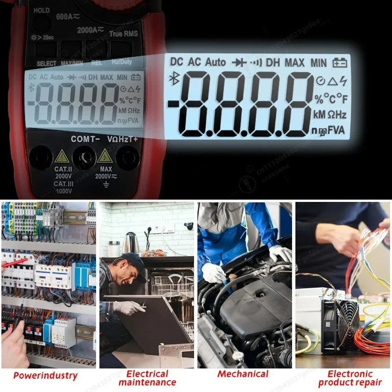 intelligent-digital-clamp-multimeter-6000-count-true-rms-automatic-range-ac-dc-measurement-tool-with-lcd-display-for-electrical