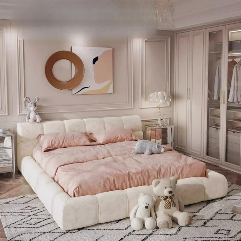 

Castle Girls Massage Bed Queen Frame Bedroom Storage European Massage Bed Human Dog Luxury Letto Matrimoniale Unique Furniture