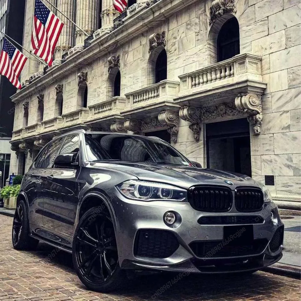 

For BMW X5 F15 M-Sport 25d 35i 35d 40e M50i M50d 2014-2018 Front Bumper Lip Spoiler Diffuser Splitter MP Style Body Kits Tuning