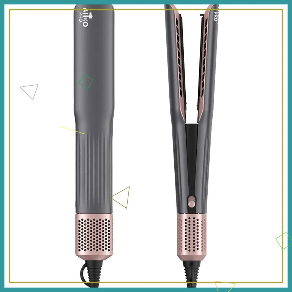 

Wet to Dry Hair Straightener & Blow Dryer, 2-in-1 Ionic, Fast Drying