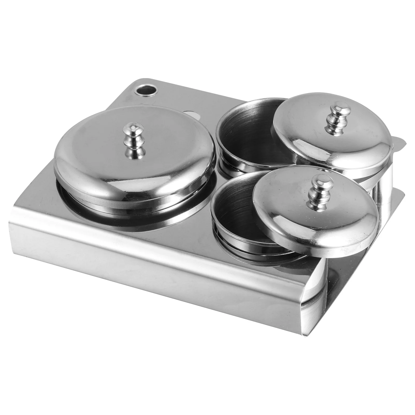 3 Stück Nagelkristallbecher, hochglänzend, kompakte Größe mit Deckel, Acryl-Flüssigpulverbehälter für Maniküre, Nagelkunst, Salon