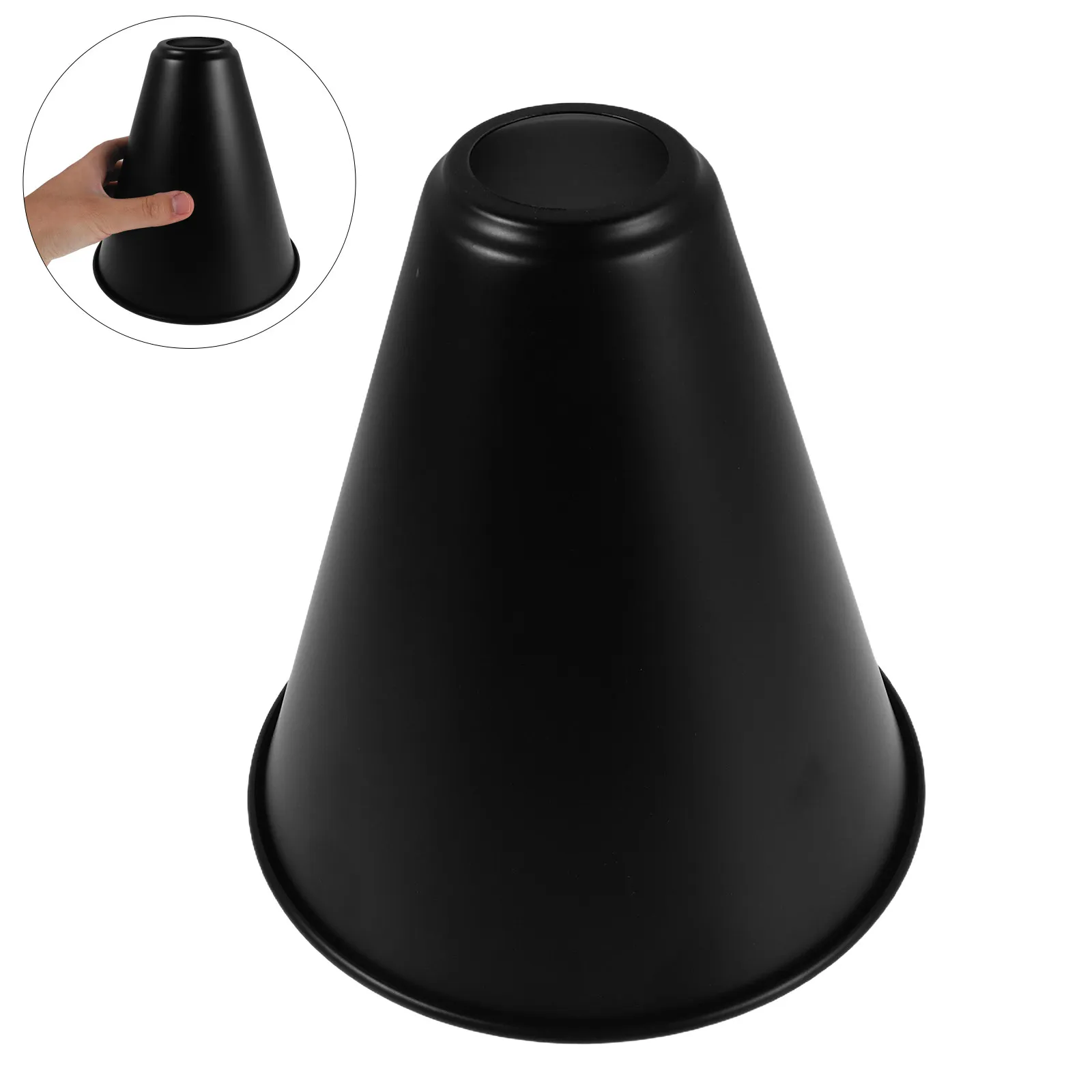 

Industrial Style Metal Cone Lamp Shade - Retro Cover Replacement for Dining Hallway Living Room Pendant Fixtures