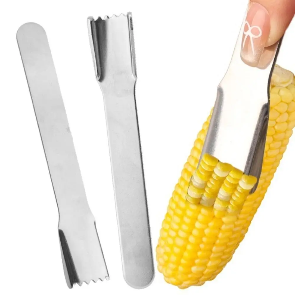 Creative Stainless Steel Corn Cob Peeler Planer Tool Quick Removing Corn Stripper Corn Thresher