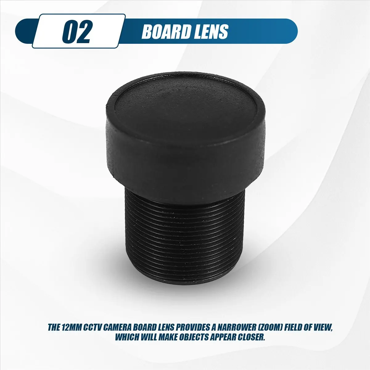 A003 12mm Standard Zoom Board Lens Security CCTV Camera Lens 12 MM Length