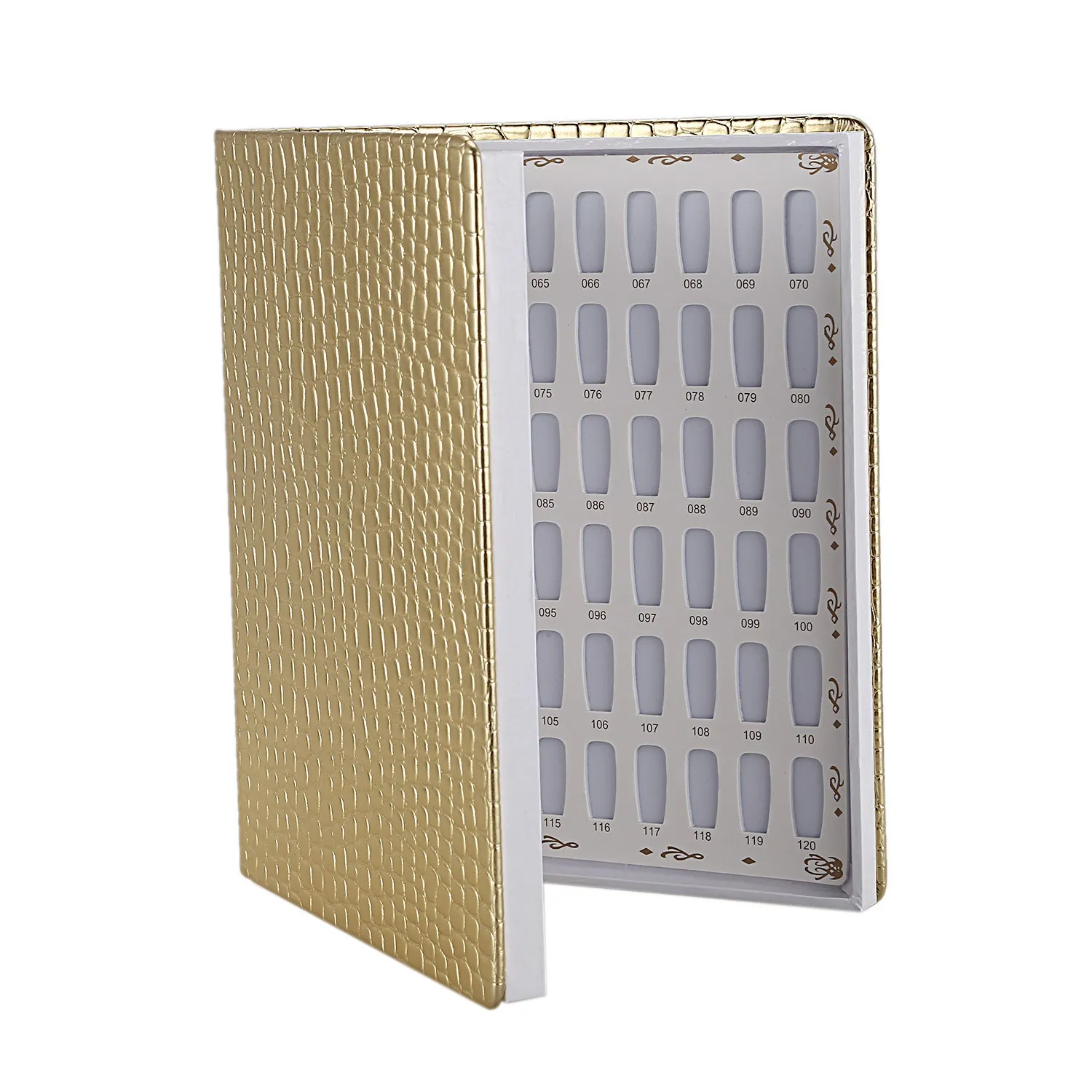 

AA11-120 Советы по цвету ногтей Дисплей Книга Лак для ногтей Цветовая таблица Цветовая таблица Симпатичная таблица дизайна ногтей для инструмента для маникюрного салона с