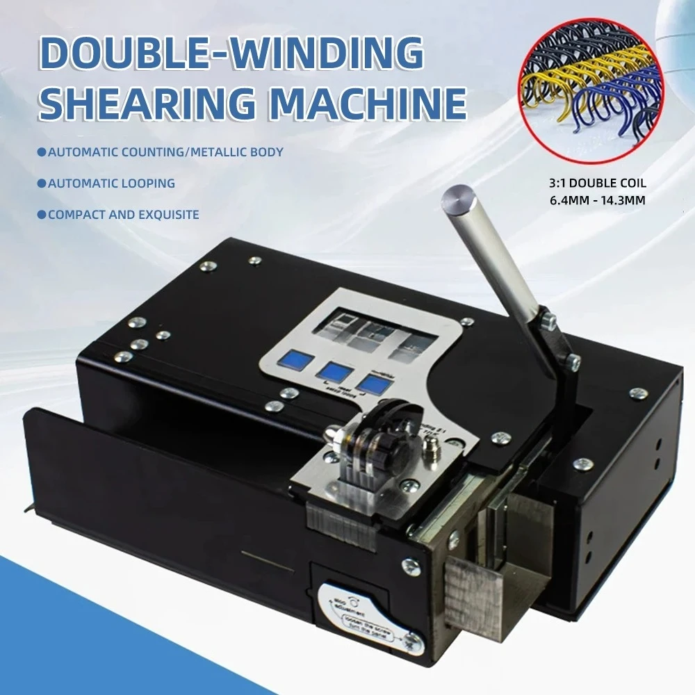 Precision Cutting Tool for Calendar Rings, Binding Coils & O-Wires​,Electric Double Loop Wire Cutter Machine
