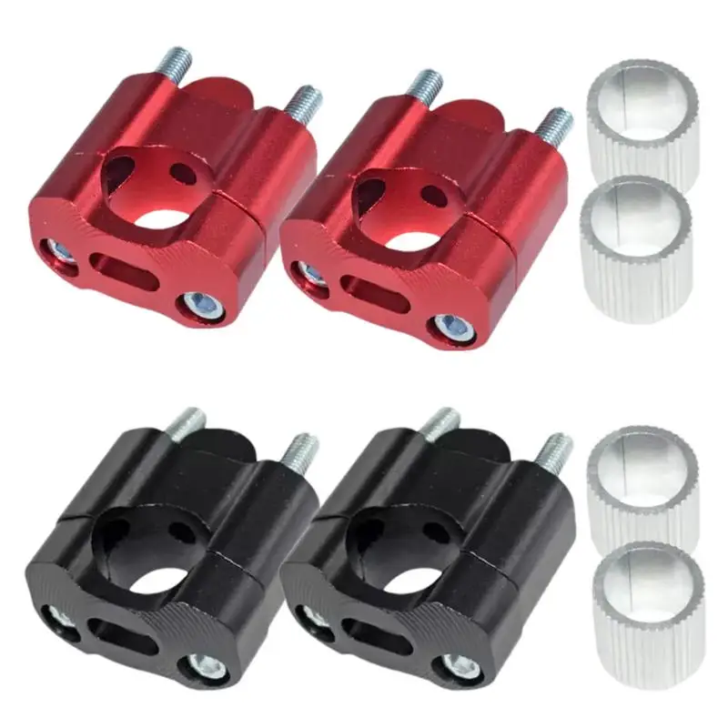 Motorcycle Handlebar Risers Adjustable Handlebar Mount Clamp Elevated Handlebar Risers Motorcycle Accessories Aluminum Alloy