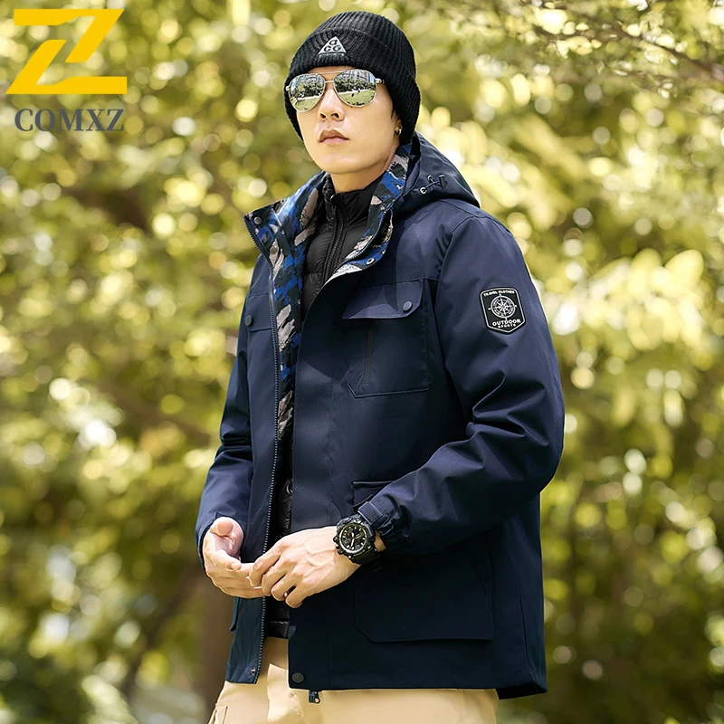 

EiAO Jacket 3-in-1 Couple's Detachable System Waterproof Rated Oversized Expedition Parka for Ice Fishing Polar Camping 2025