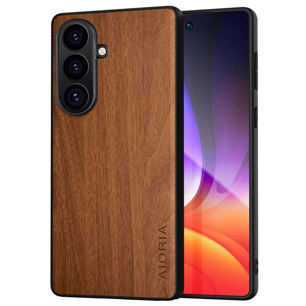 Hülle für Samsung Galaxy S26 Plus S25 S24 S23 S22 S21 S20 FE Ultra Funda Bambus-Holzmuster Rückseiten-Cover für Galaxy S26 Ultra Hülle – Detail 8