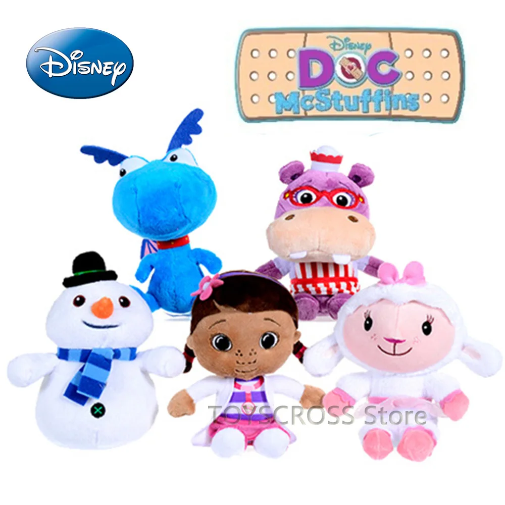 ديزني TV Doc McStuffins محشوة ألعاب من القطيفة لطيف خانق هالي لامبي كلي لينة أفخم دمى ألعاب الأطفال هدية للأطفال