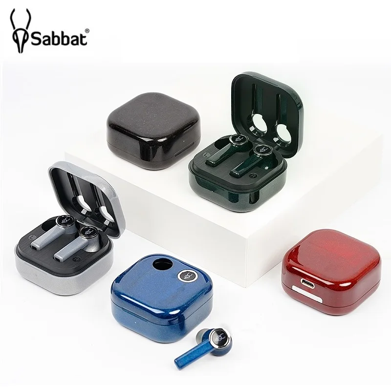 Sabbat E18 TWS Qualcomm QCC3034 Bluetooth 5.2 Earphone IPX5 Sport Mini Wireless Headphones CVC8.1 Noise Reduction HiFi Earbuds