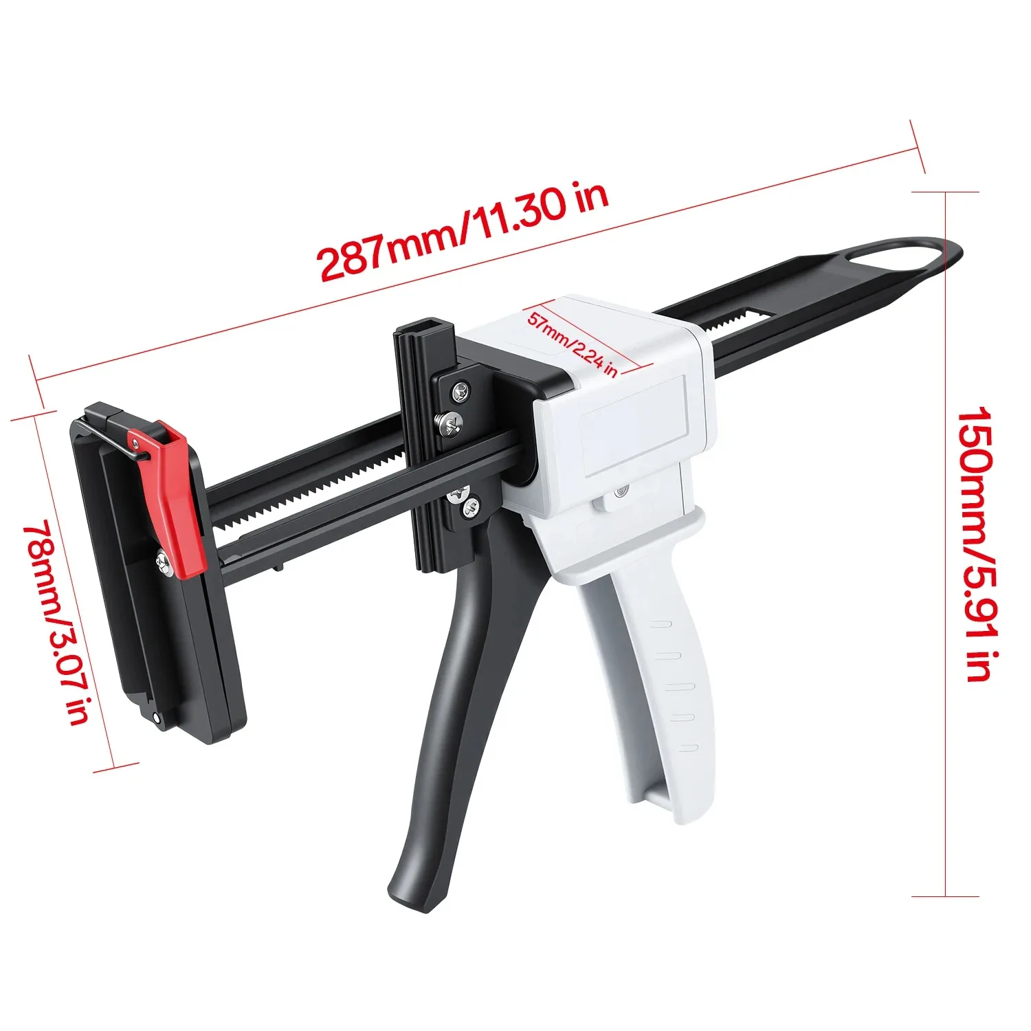 Manual 704 Glue Gun Extruder Strong Silicone Sealant Dispenser Tool For Toothpaste Aluminum Tube